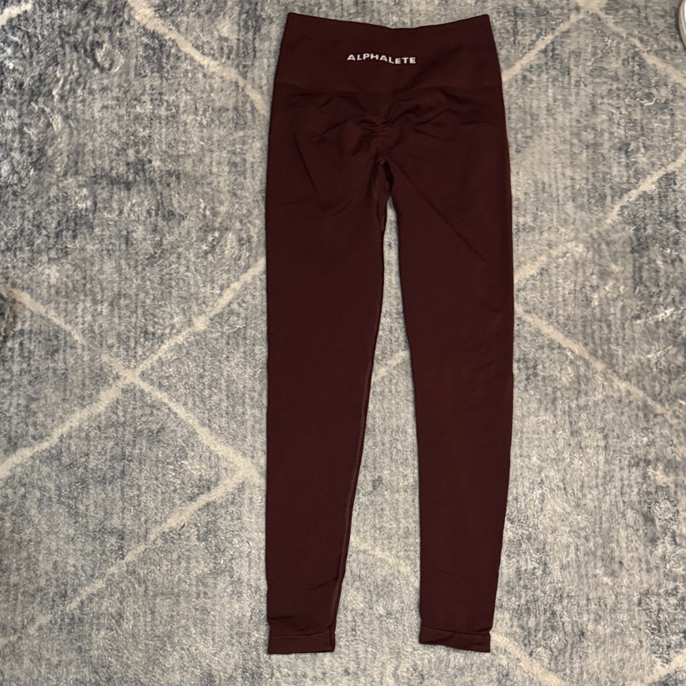 Alphalete Womens Amplify Leggings - Sangria